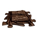 Muffik Kemény Fatörzs Puzzle Barna