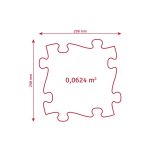 Muffik Puha Dínó Tojás Puzzle Narancssárga