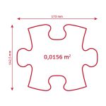 Muffik Mini Kemény Tengeri Csillag Puzzle Narancs