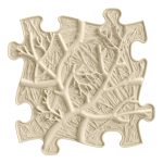 Muffik Kemény Gyökerek Puzzle Bézs