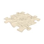 Muffik Kemény Gyökerek Puzzle Bézs